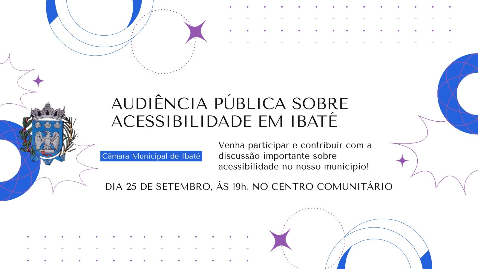 Audiência Pública - Acessibilidade