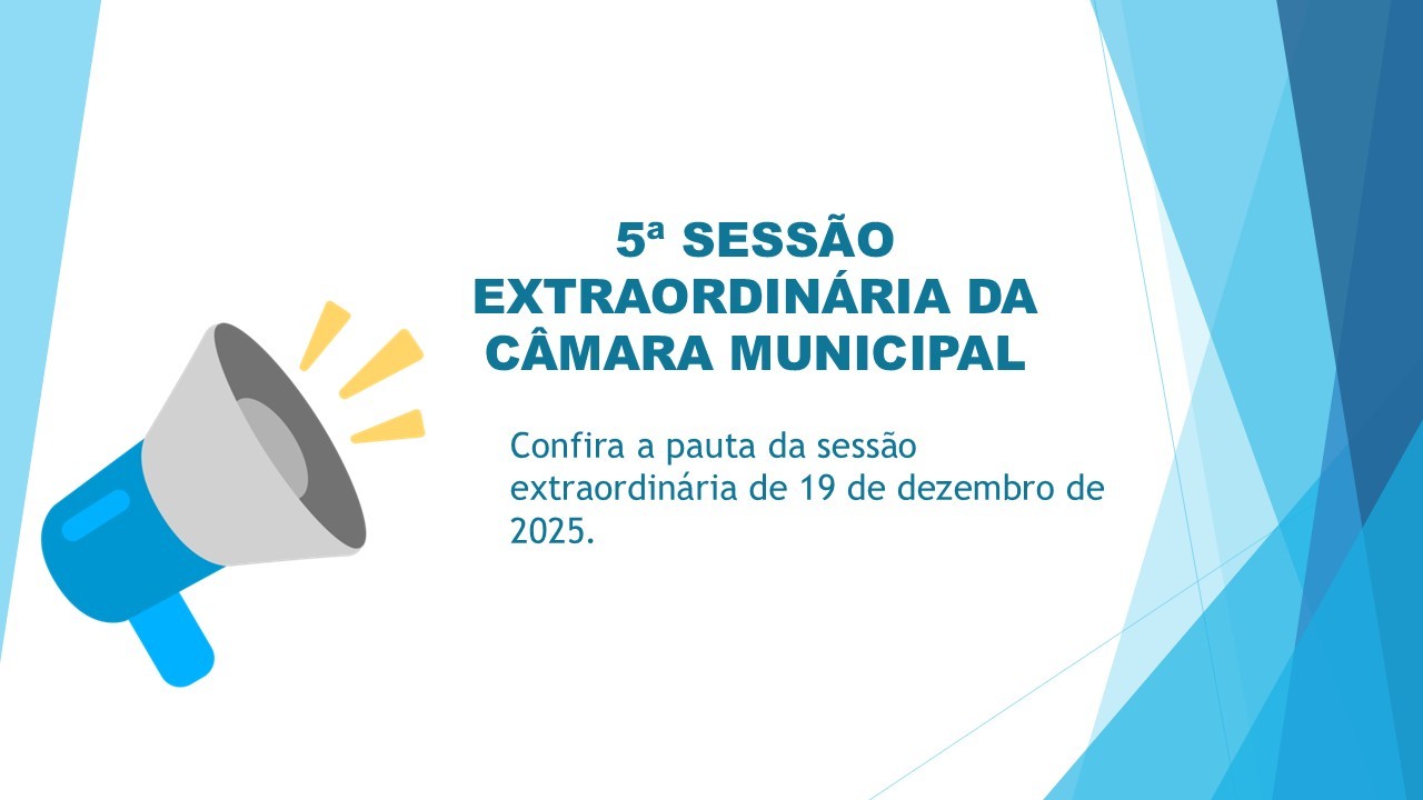 Convocação Sessão Extraordinária 