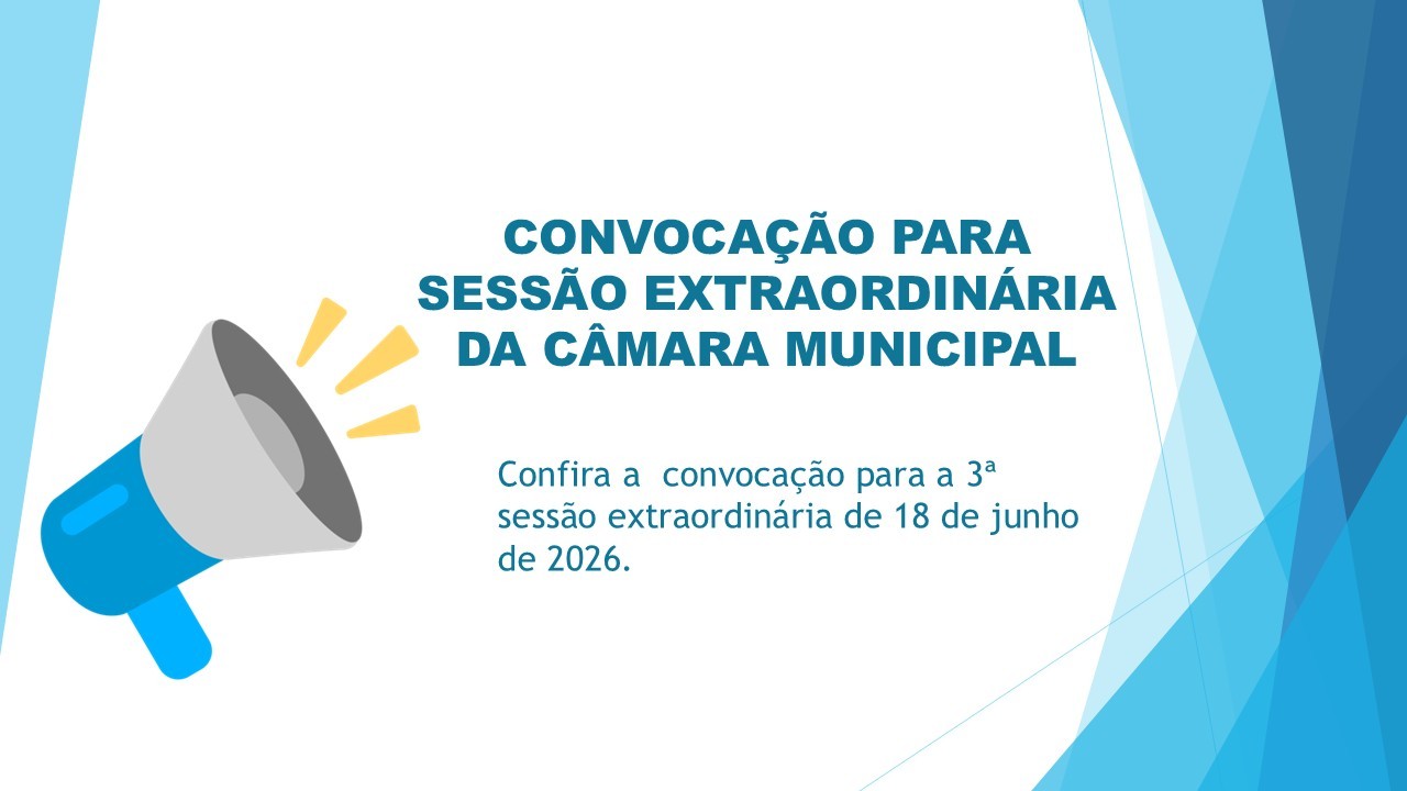 Convocação Sessão Extraordinária