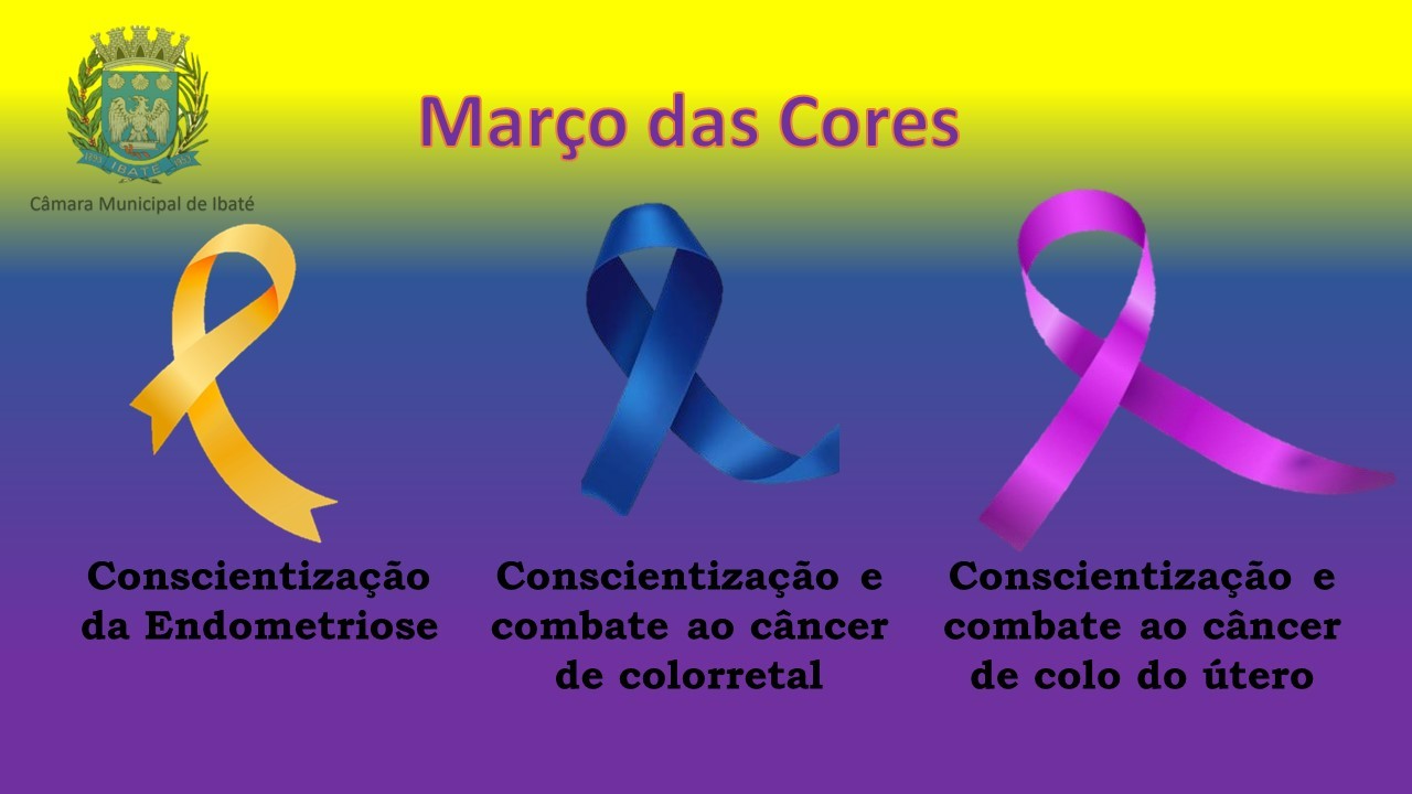 Março Amarelo, Azul e Lilás